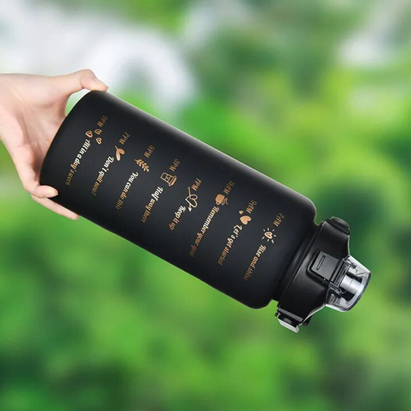 Set of 3 Large Capacity Water Flask Leakproof Frosted Beverage Bottle_7