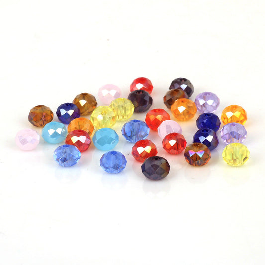 Crystal beads glass flat beads