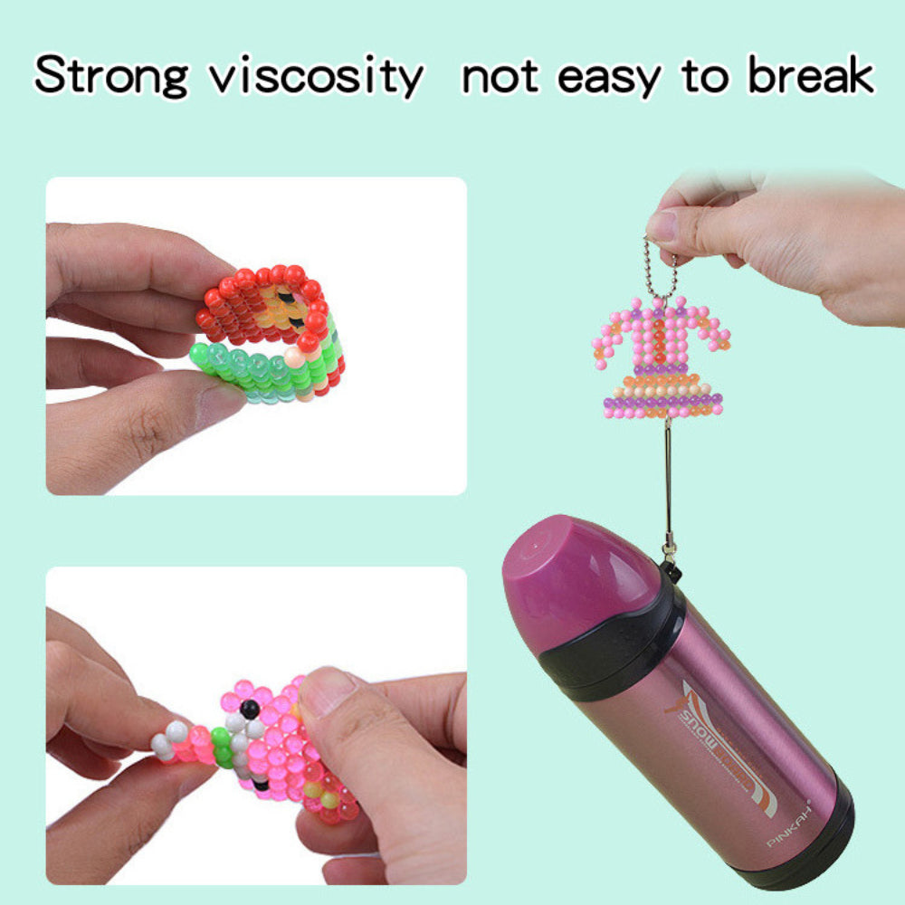 DIY Water Spray Magic Beads Handmade Toy Set Children's Color Crystal Puzzle Craft Kit