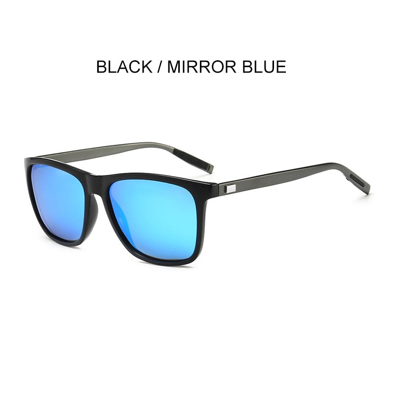 SIMPRECT Aluminium Magnesium Polarized Sunglasses For Men 2023 UV400 High Quality Luxury Brand Designer Square Sun Glasses Women