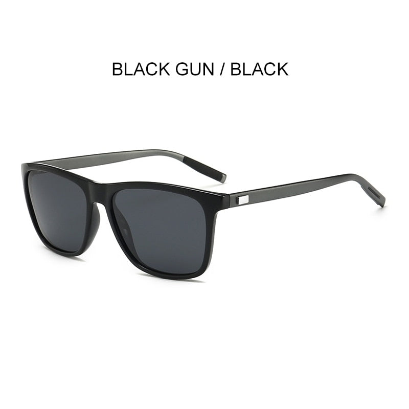 SIMPRECT Aluminium Magnesium Polarized Sunglasses For Men 2023 UV400 High Quality Luxury Brand Designer Square Sun Glasses Women