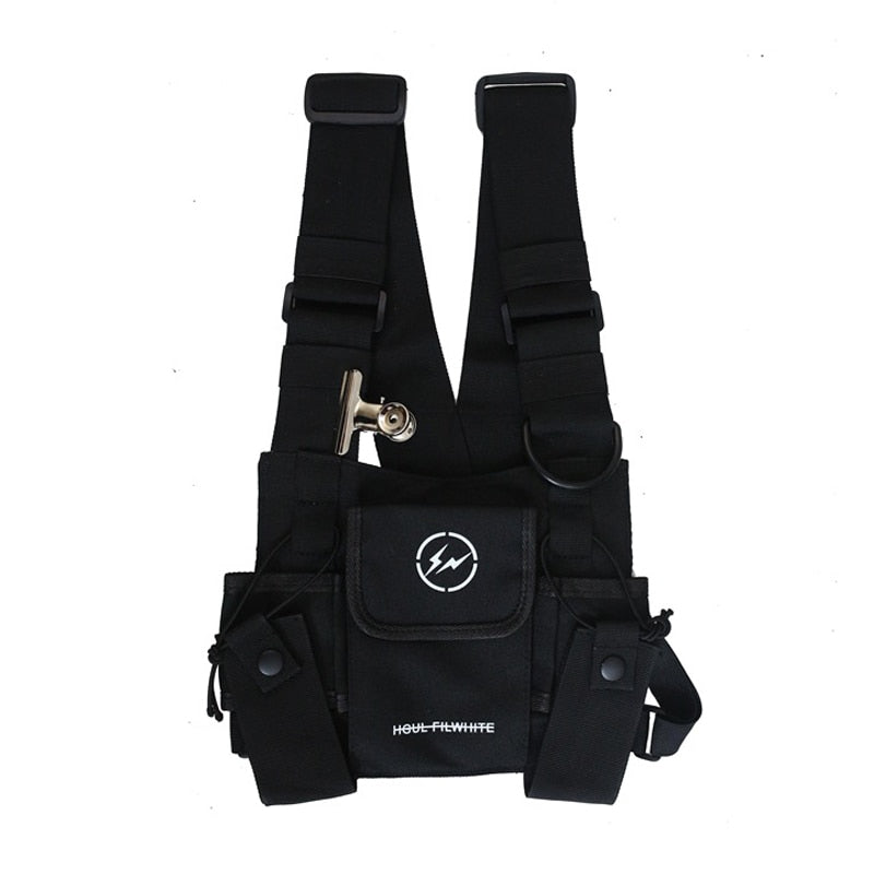 Tide cool Women Chest Rig Bag Tactical Chest Bags For Men Fashion Bullet Hip Hop Vest Streetwear Bag Function Tactics Waist Pack