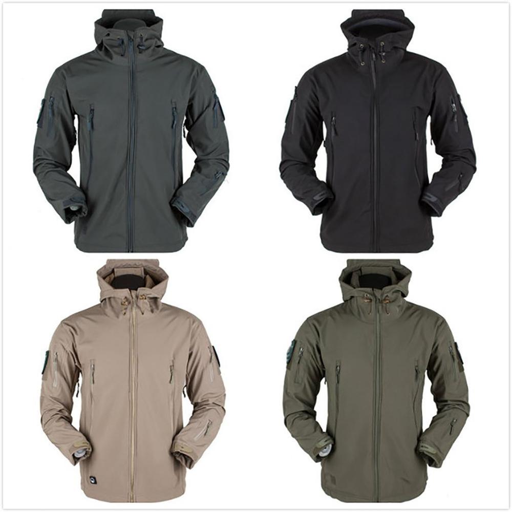 jacket Outdoor Soft Shell Fleece Men&#39;s And Women&#39;s Windproof  Waterproof Breathable And Thermal Three In One Youth Hooded