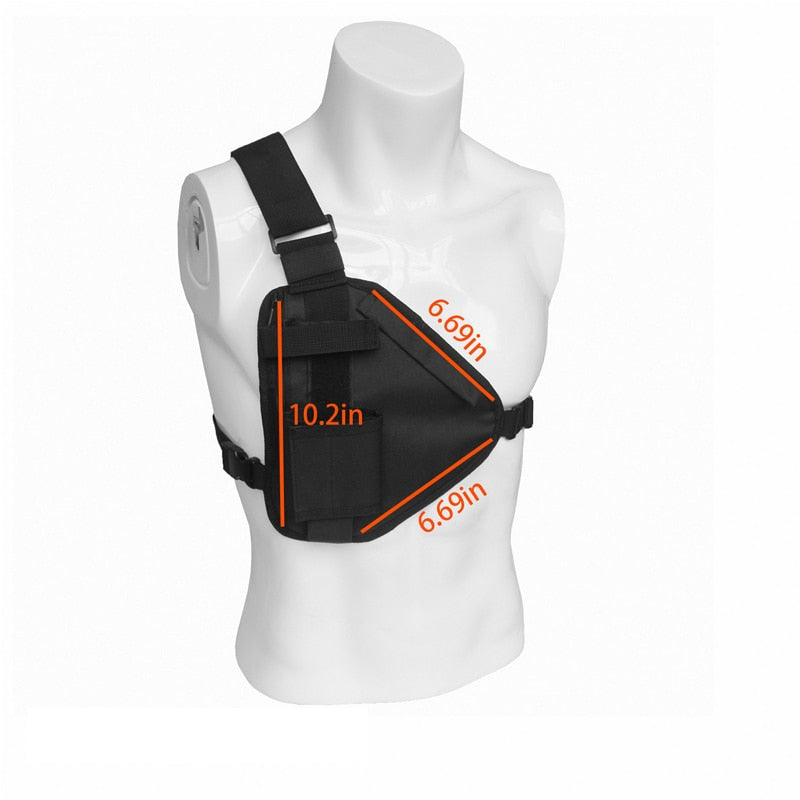 The New Chest Rig Streetwear Functional Harness Chest Bag Cross Shoulder Bag Adjustable Tactical Anti-theft Bags Waist Packs