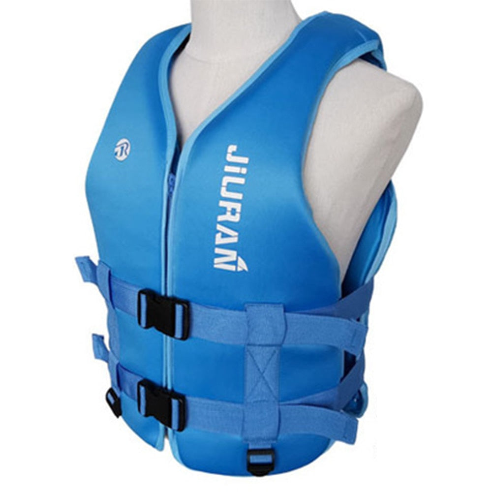 Universal Outdoor Swimming Boating Skiing Driving Vest Neoprene Life Jacket for Adult Children New Water Sports Buoyancy Jacket