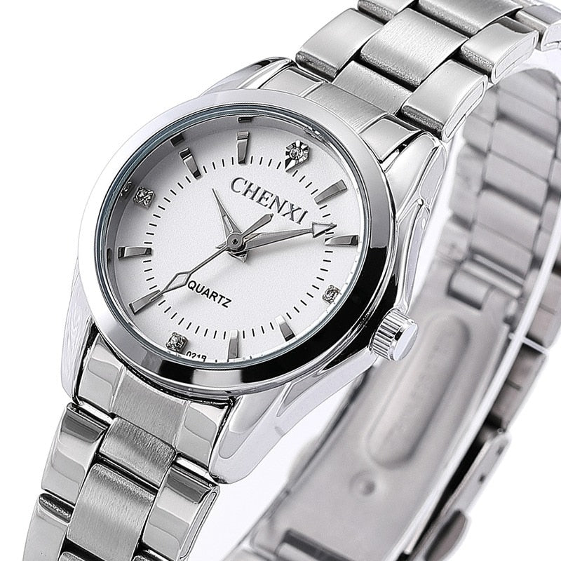 CHENXI Lady Rhinestone Fashion Watch - Women's Quartz Wristwatch, a Stylish and Elegant Timepiece for Female Dressing.