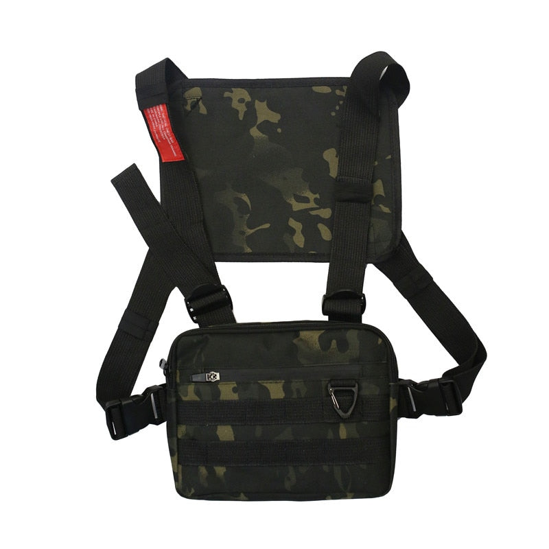 Streetwear Men Bag Tactical Vest Hip Hop Style Crossbody Chest Bags Packs for 2020 Fashion Punck Chest Rig Vest Waist Bag Unisex