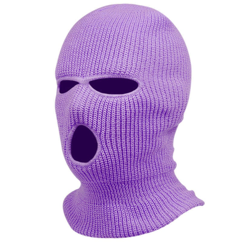 Full Face Cover Ski Mask Hat Balaclava Army CS Windproof Knit Winter Warm Unisex