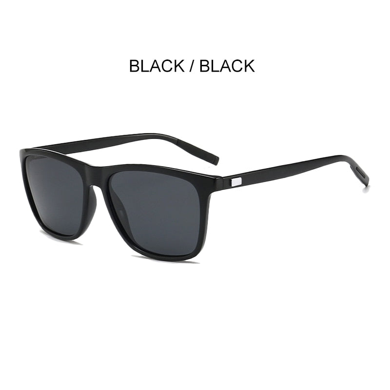 SIMPRECT Aluminium Magnesium Polarized Sunglasses For Men 2023 UV400 High Quality Luxury Brand Designer Square Sun Glasses Women