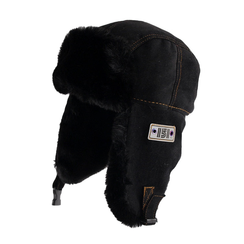 Pilot Winter Hat Outdoor Russian Hat Women&#39;s Fashion Hat 방한모자 Labeling Pilot Men&#39;s шапка ушанка Warm Bomber Trapper Ushanka