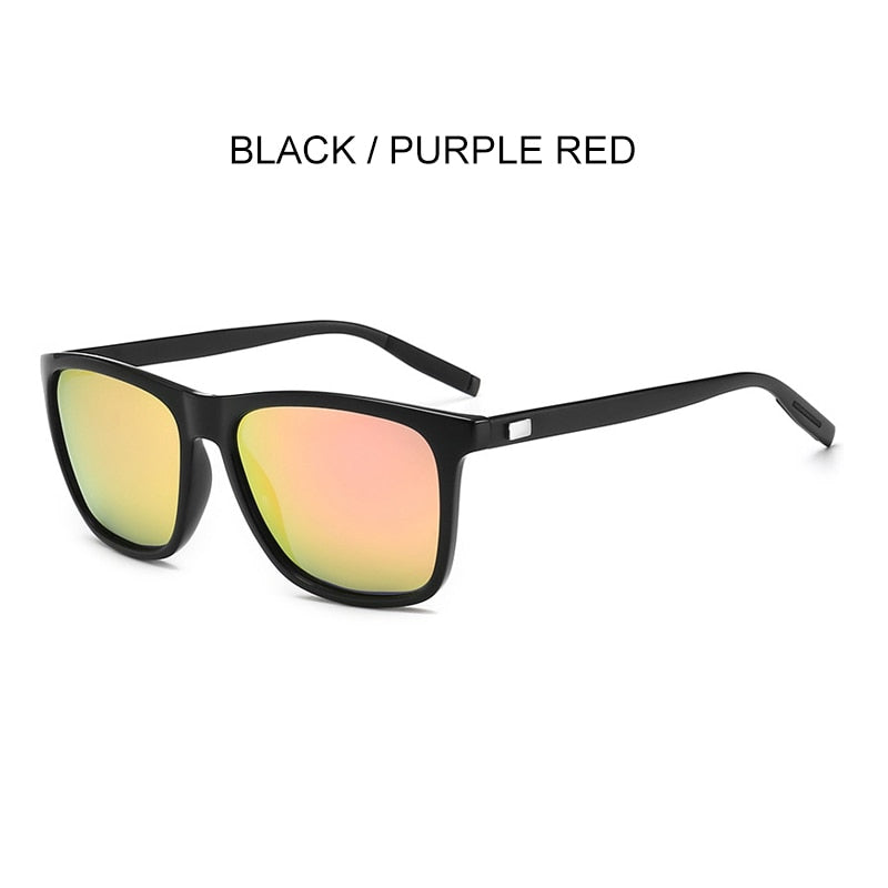 SIMPRECT Aluminium Magnesium Polarized Sunglasses For Men 2023 UV400 High Quality Luxury Brand Designer Square Sun Glasses Women