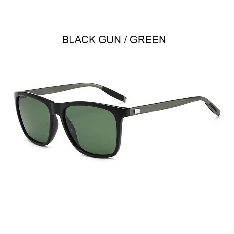 SIMPRECT Aluminium Magnesium Polarized Sunglasses For Men 2023 UV400 High Quality Luxury Brand Designer Square Sun Glasses Women