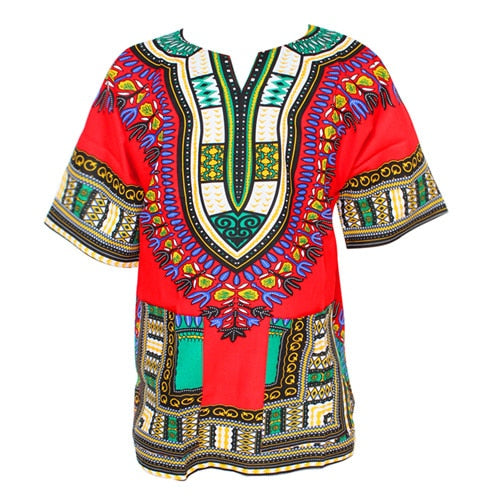 XXXL African Fashion Dashiki Design Floral Dress African Traditional Print Dashiki Dress for Men and Women