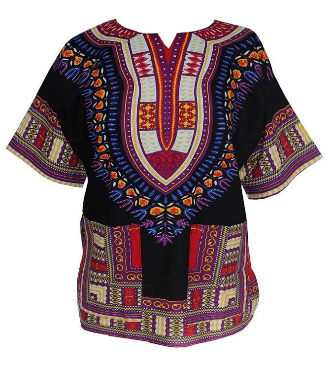 XXXL African Fashion Dashiki Design Floral Dress African Traditional Print Dashiki Dress for Men and Women