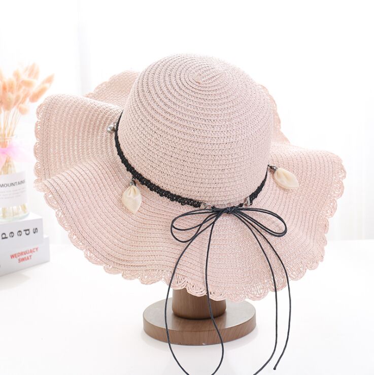 New summer floppy wide brim sun hat  Women Straw hat Cap Outdoor holiday Lady beach Casual floral Panama hat