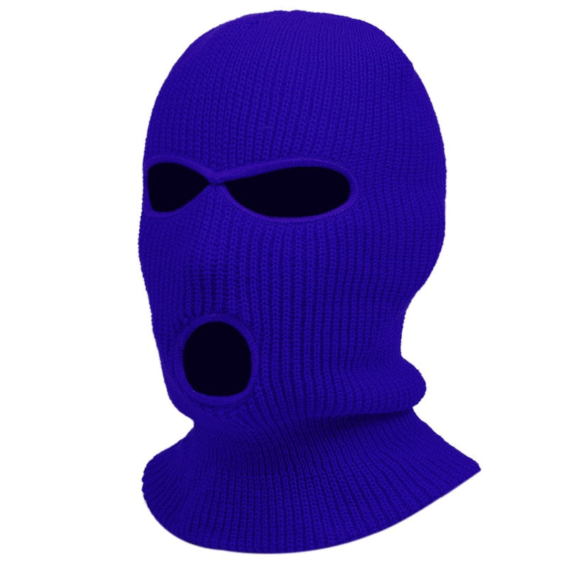 Full Face Cover Ski Mask Hat Balaclava Army CS Windproof Knit Winter Warm Unisex