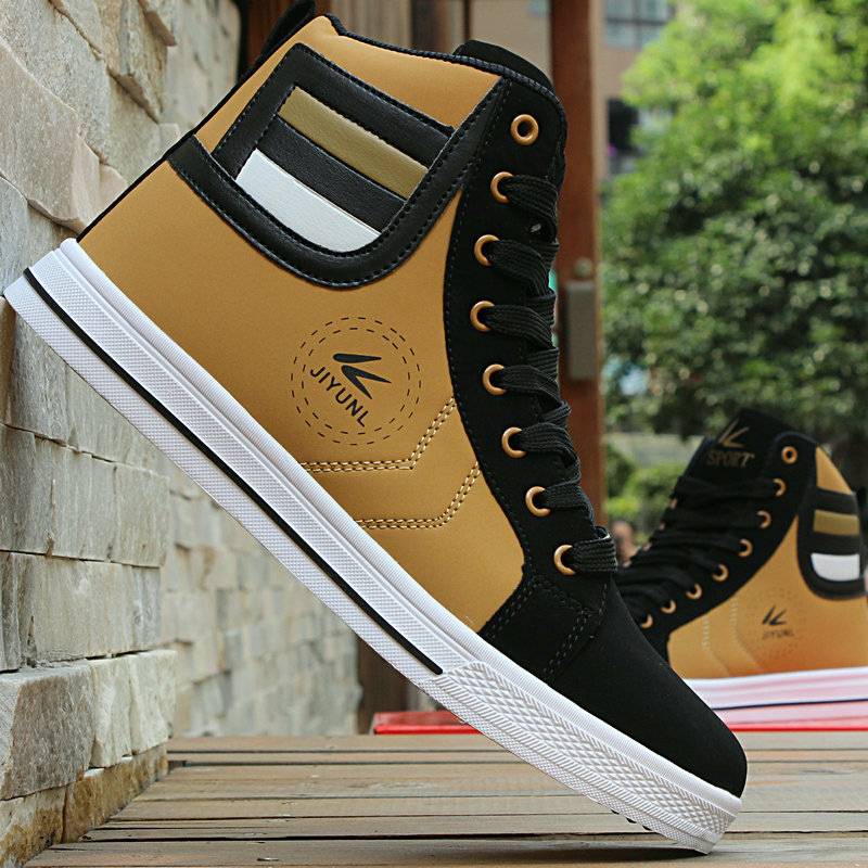 Skateboarding Shoes Men High Top Leisure Sneakers Comfortable Street Sports Shoes Walking Shoes Chaussure Homme Large size 47 48