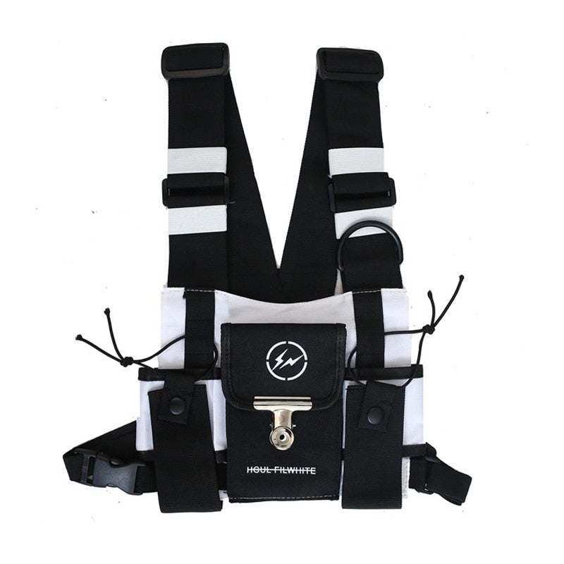 Tide cool Women Chest Rig Bag Tactical Chest Bags For Men Fashion Bullet Hip Hop Vest Streetwear Bag Function Tactics Waist Pack