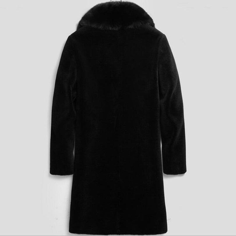 Winter Mens Designer Jackets Hombres Warm Windbreaker Long Wool Blends Outerwears Coats Black Thicken Coat M-6XL