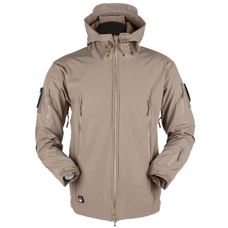 jacket Outdoor Soft Shell Fleece Men&#39;s And Women&#39;s Windproof  Waterproof Breathable And Thermal Three In One Youth Hooded