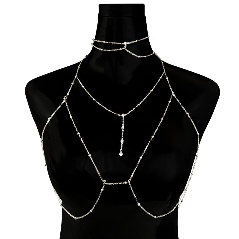 Bikini Bikini Halter Tops Body Chains