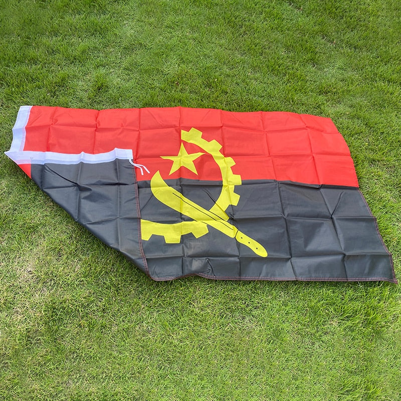 90*150cm Hanging Angola National flag Home Decoration Angola flag