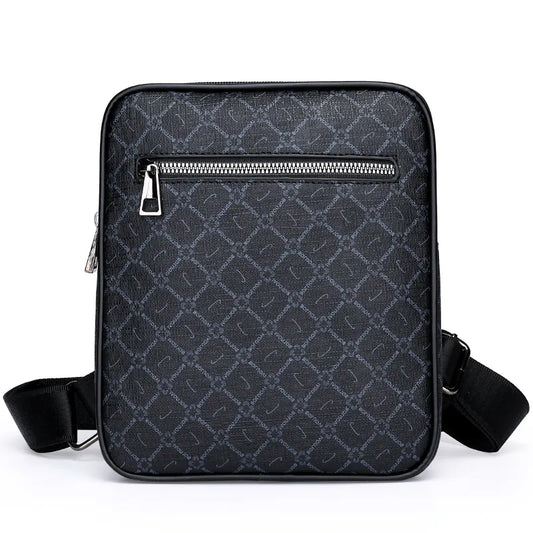 Men's Small Bag Handbag Business Style PU Leather Male Crossbody Boy Messenger Purse Vintage Pattern Designer Man Shoulder Bags