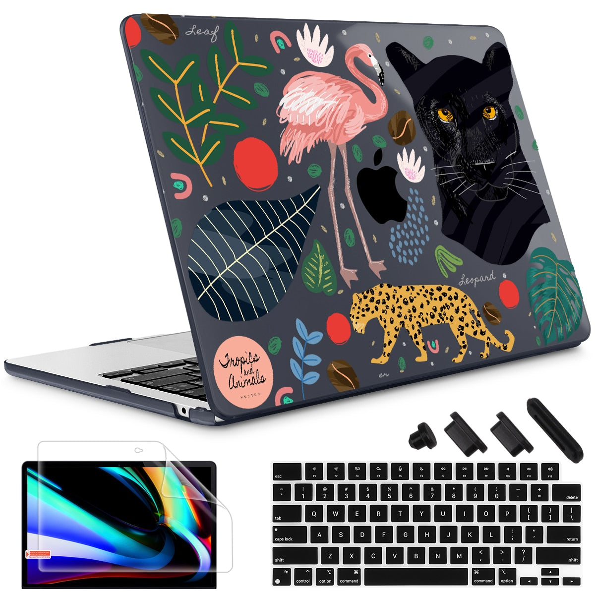 The Crown Cat Hard print case for MacBook Air Pro 13 14 16 M2 2022 2023 A2681 A2779 A2780 Retina 13.3 A1502 A2337 M1 2020 A2289