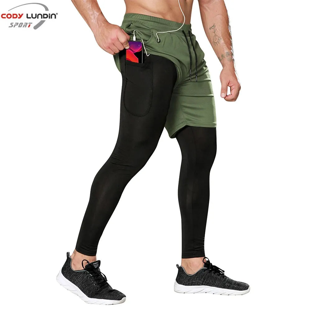 CODY LUNDIN Men's Joggers Pants for Men Stretch New Fitness Elastic Waist Sport Classic Running Trousers Tactical Men's Pants