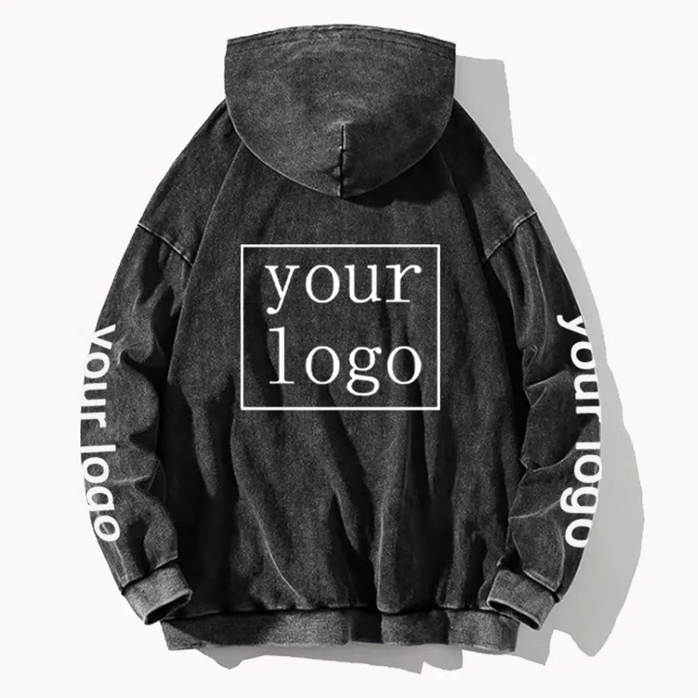 Your Own Design Brand Logo/Picture Personalized Custom Men Women Text DIY Hoodies Sweatshirt Casual Hoody Clothing Fashion New