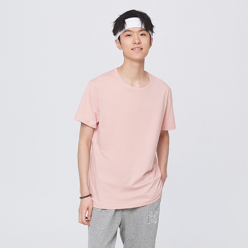 SEMIR summer cotton T shirts men 2022 simple o neck stretch solid new tops clothing casual tshirt man streetwear cool tee shirts