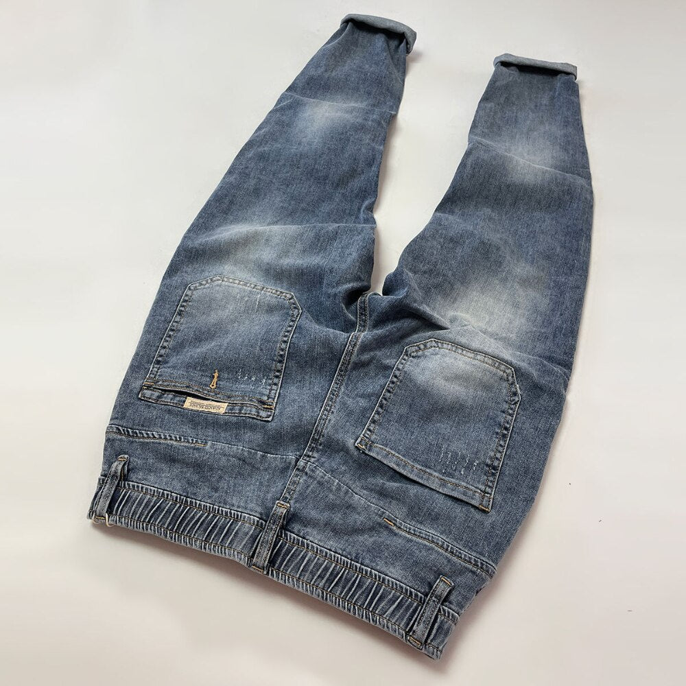 Jeans Men&#39;s Slim Small Feet Long Pants Versatile Stretch Men&#39;s Casual Wear pantalones hombre men clothing cargo pants men