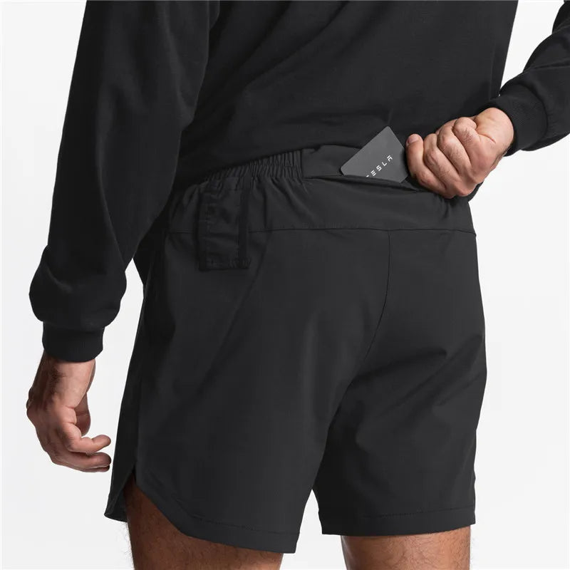 NEW Summer Running Shorts Men Sports Jogging Fitness Shorts Quick Dry Mens Gym Men Shorts Gyms Short Pants For Men