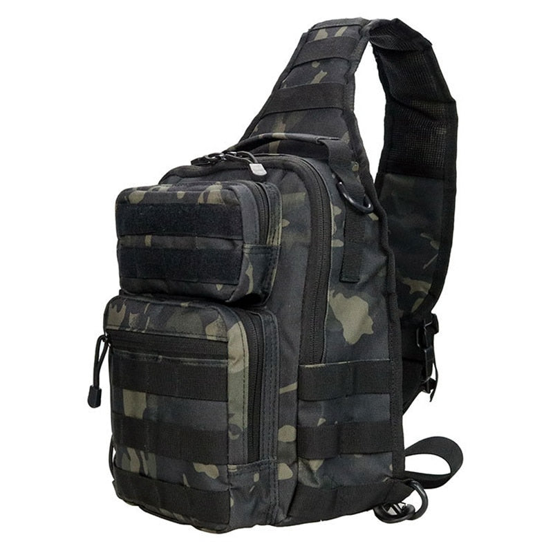 Military Tactical Chest Bag Single Shoulder Messenger Bags Outdoor Camouflage Travel Backpack Men Women