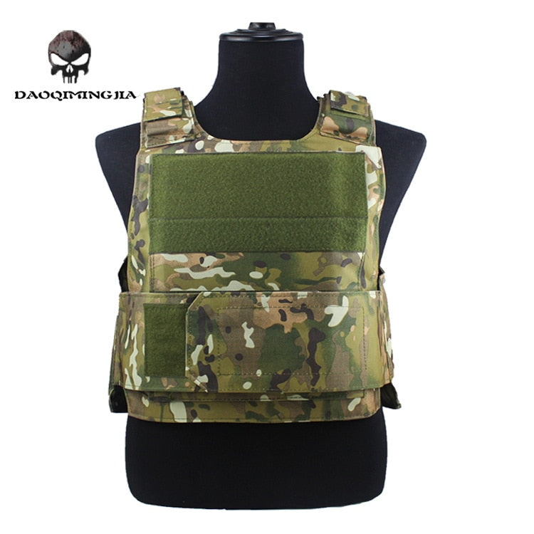 Security Guard Anti-Stab Tactical Vest with two Foam Plate Military Miniature Hunting Vests  adjustable shoulder straps