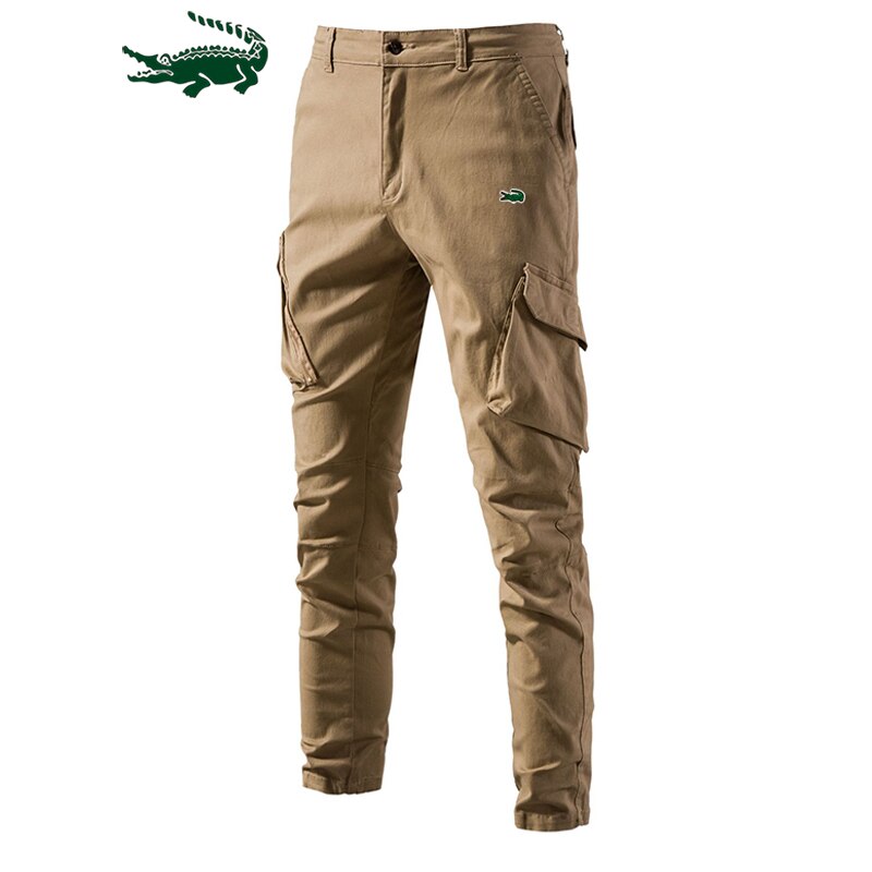 Men Trousers Solid Color Slim Fit Men&#39;s Pants New Spring Autumn High Quality Classic Business Pants Men