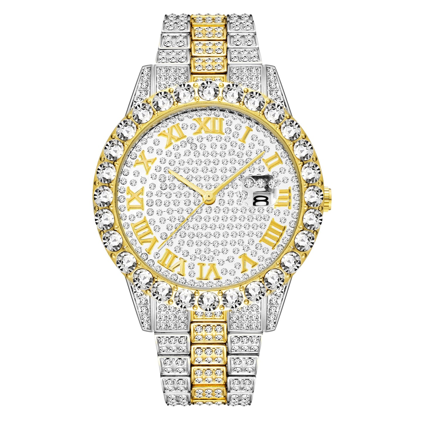 Diamond Men Women Watches Gold Watch Ladies Wrist Watch Luxury Rhinestone Unisex Bracelet Watches Female Clock Relogio Feminino