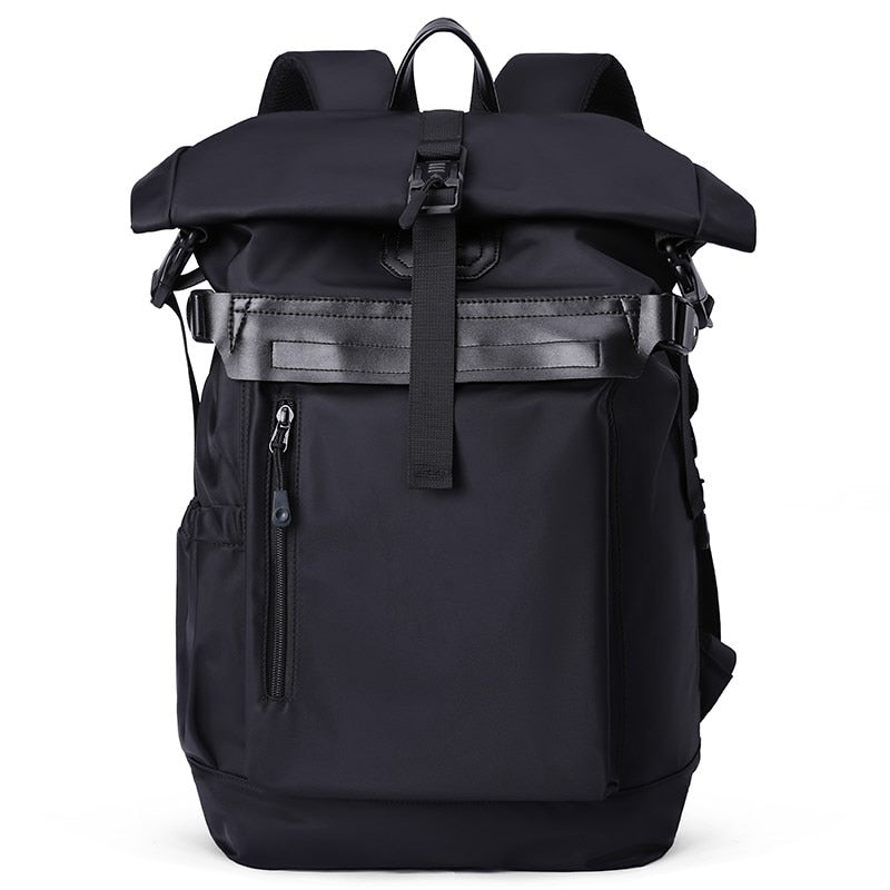 Oxford Tear-resistant Men&#39;s Backpack Hiking Sport Rucksack School Bags Rolling Top Quality Causal Hasp Tactics Backpack For Male