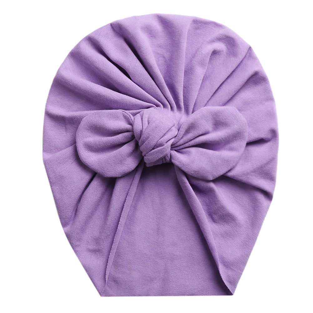 Rabbit Ears Knot Warm Indian Hat Baby Bandanas Turban Headband Girls Kids Hair Head Bands Accessories Headwrap Headdress