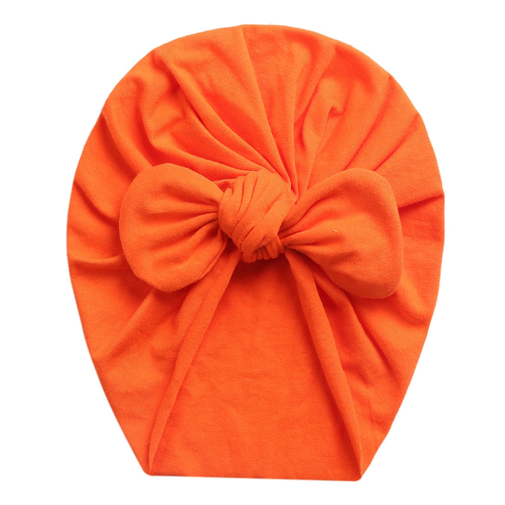 Rabbit Ears Knot Warm Indian Hat Baby Bandanas Turban Headband Girls Kids Hair Head Bands Accessories Headwrap Headdress