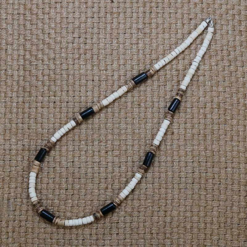 Summer Beach Bohemia Surfer Necklace For Men Simple Geometric Tribal Ethnic Coconut Shell Beaded Necklace Men Jewelry