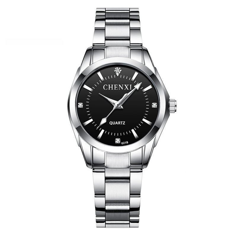 CHENXI Lady Rhinestone Fashion Watch - Women's Quartz Wristwatch, a Stylish and Elegant Timepiece for Female Dressing.