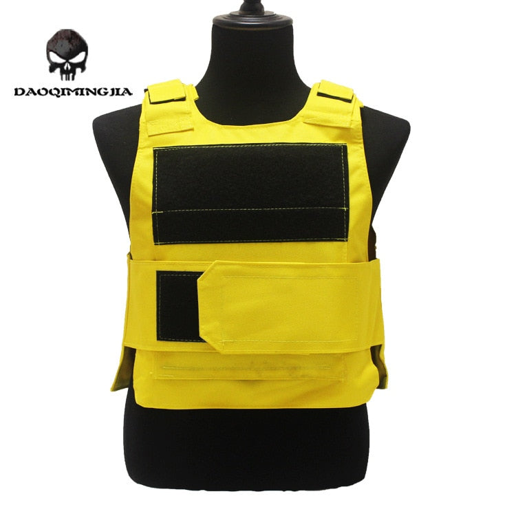 Security Guard Anti-Stab Tactical Vest with two Foam Plate Military Miniature Hunting Vests  adjustable shoulder straps