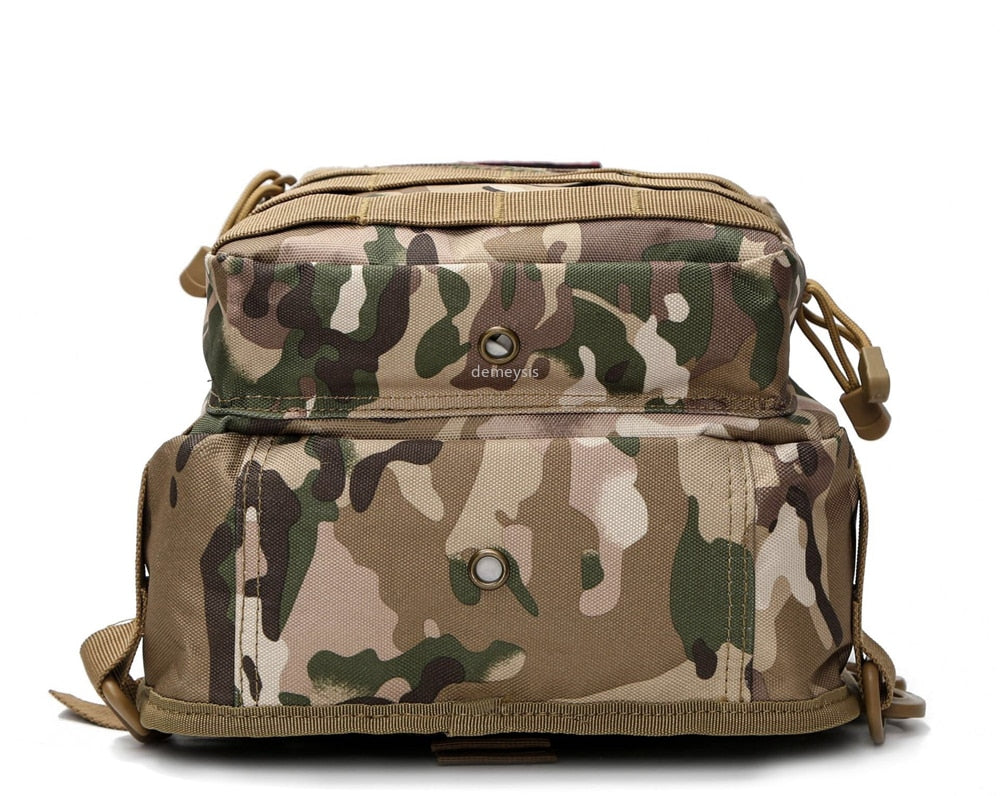 Military Tactical Chest Bag Single Shoulder Messenger Bags Outdoor Camouflage Travel Backpack Men Women