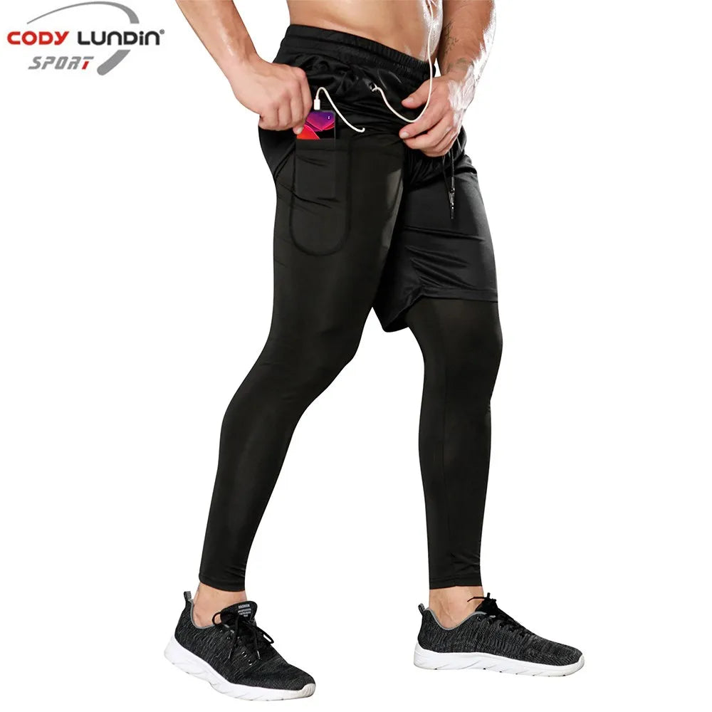 CODY LUNDIN Men's Joggers Pants for Men Stretch New Fitness Elastic Waist Sport Classic Running Trousers Tactical Men's Pants