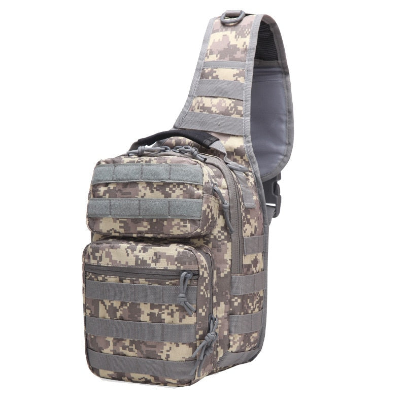 Military Tactical Chest Bag Single Shoulder Messenger Bags Outdoor Camouflage Travel Backpack Men Women