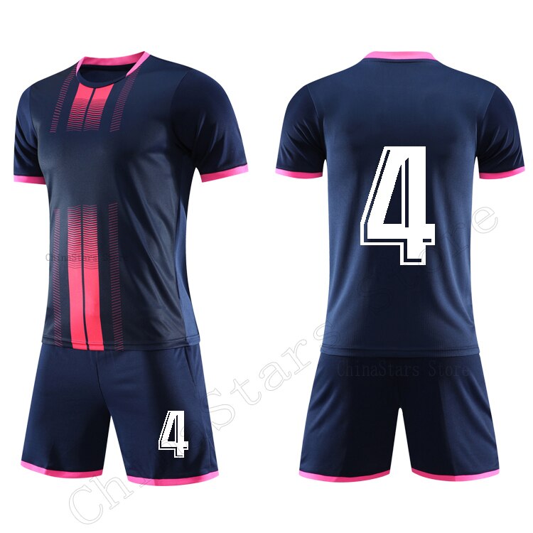 Men Boys Soccer uniforms, Youth Futbol Kits , Male Shirt Football , Kids Soccer Tee Shirt Shorts Suit Free Custom Name Number