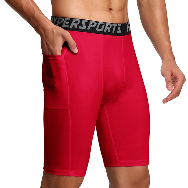 Compression Shorts Men Summer Sportswear Training Tights Gym Fitness Leggings Short Pants Sport Bottoms Running Shorts Men