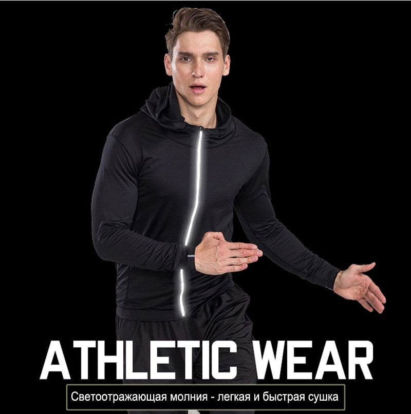 Men's Gym Tights Training Clothes Workout Jogging Sports Set Running Rashguard Tracksuit Compression Sportswear Suits For Men