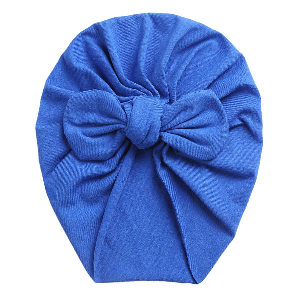 Rabbit Ears Knot Warm Indian Hat Baby Bandanas Turban Headband Girls Kids Hair Head Bands Accessories Headwrap Headdress